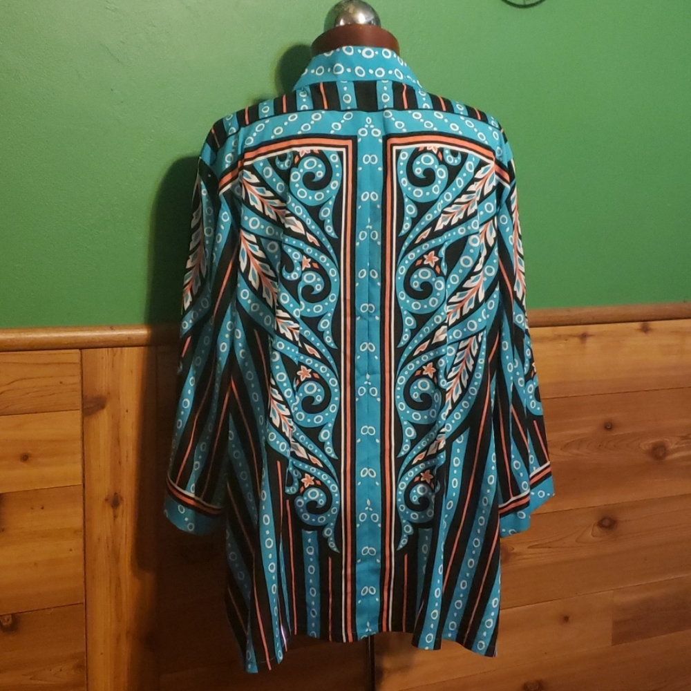 Bob Mackie Wearable Art Top - image 3